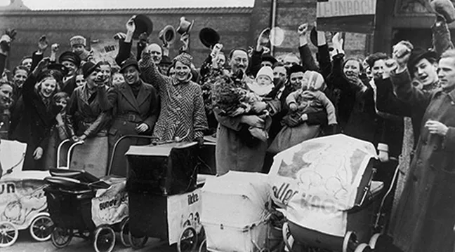 Historiens första barnvagnsdemonstration 