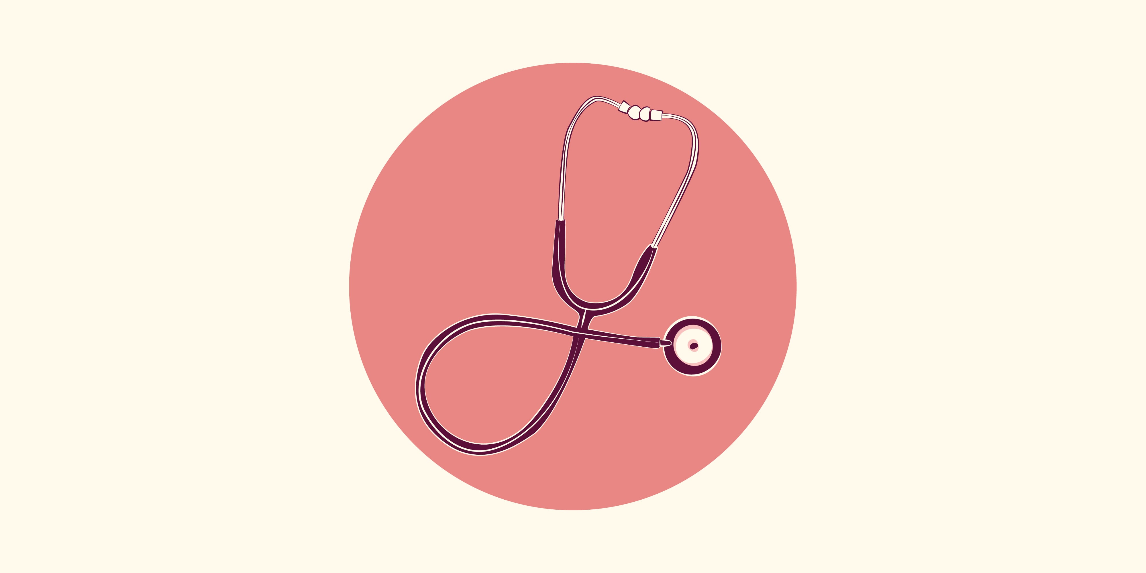 Illustration od a stethoscope.