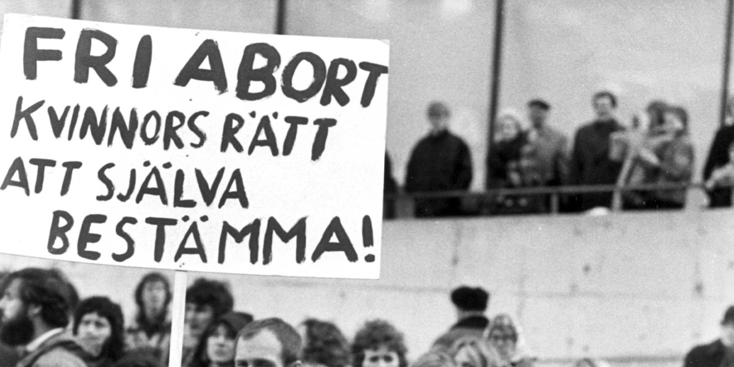 Aborträtten i Sverige 50 år – men det finns mer att kämpa för